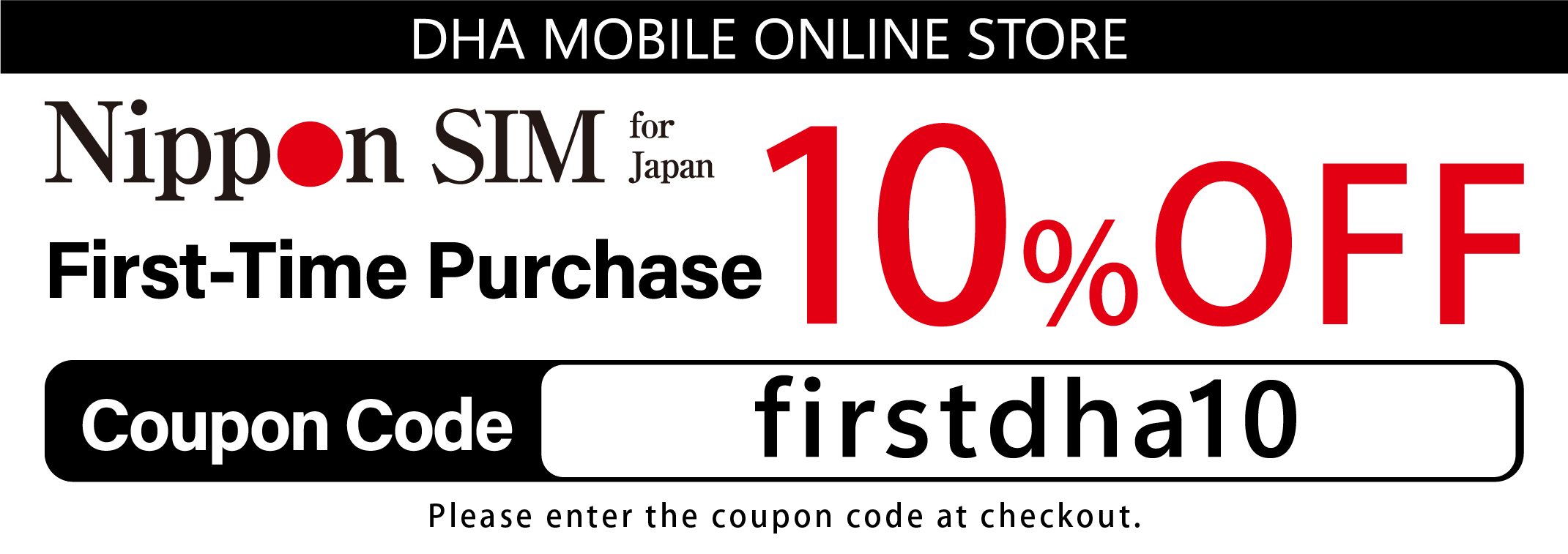 Nippon SIM 10% OFF Coupon